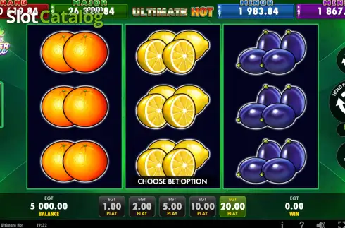 Скрин2. Ultimate Hot (EGT Digital) слот