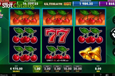 Скрин3. Ultimate Hot (EGT Digital) слот