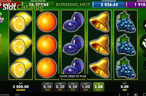 Скрин2. Burning Hot (EGT Digital) слот