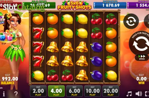 Скрин2. 5x6 Fruity Shots слот