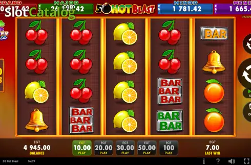 Скрин2. 50 Hot Blast (EGT Digital) слот