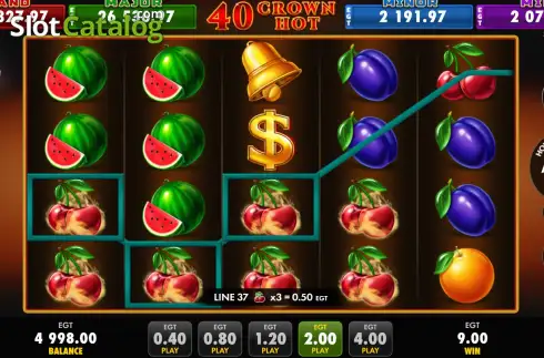 Скрин3. 40 Crown Hot слот