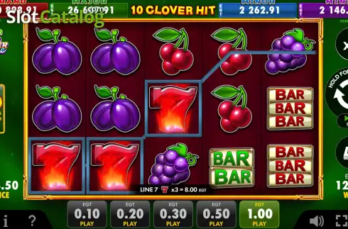 Скрин3. 10 Clover Hit слот