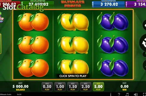 Скрин2. Ultimate Fruits слот