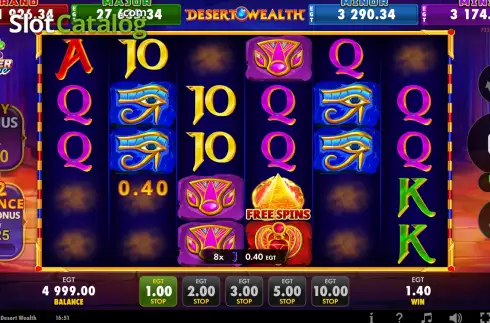 Скрин3. Desert Wealth слот
