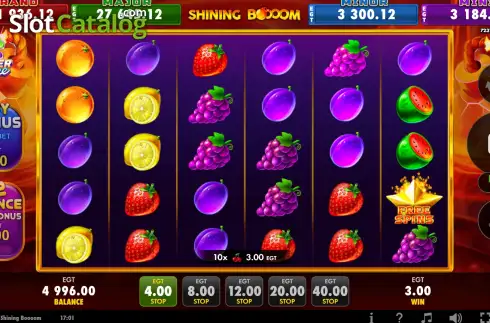 Скрин3. Shining Boooom слот