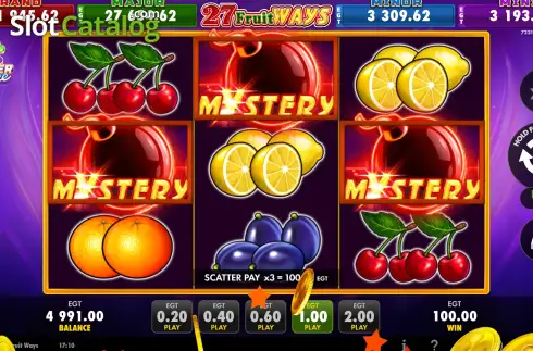 Скрин3. 27 Fruit Ways слот