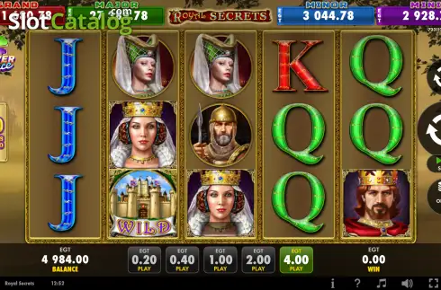 Скрин2. Royal Secrets (EGT Digital) слот