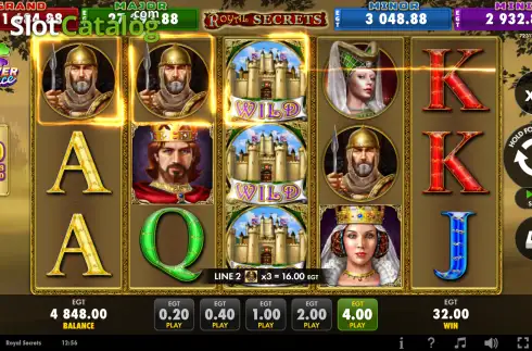 Скрин3. Royal Secrets (EGT Digital) слот