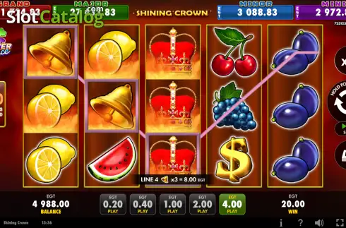 Скрин3. Shining Crown (EGT Digital) слот