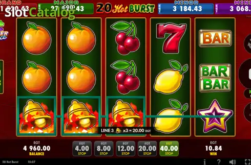 Скрин3. 20 Hot Burst слот