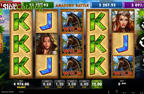 Скрин2. Amazons' Battle (EGT Digital) слот