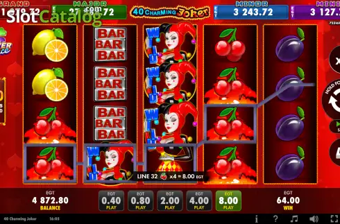 Скрин3. 40 Charming Joker слот