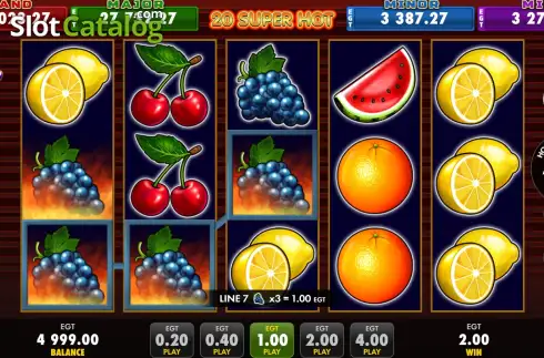 Скрин3. 20 Super Hot (EGT Digital) слот