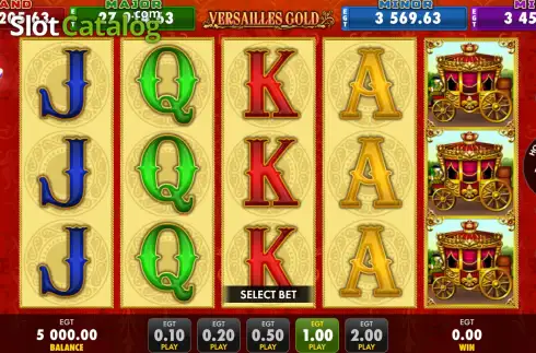 Скрин2. Versailles Gold (EGT Digital) слот