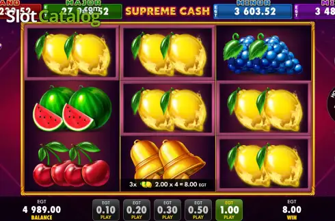 Скрин3. Supreme Cash слот