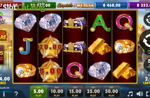 Скрин2. Exquisite Wealth Cash Heat слот