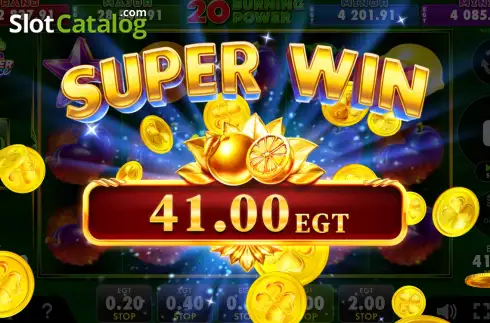 Скрин3. 20 Burning Power слот