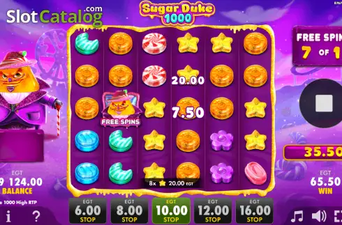 Скрин3. Sugar Duke 1000 слот