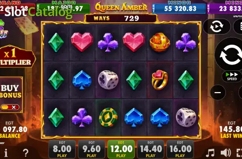 Скрин2. Queen Amber слот