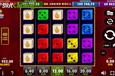 Скрин2. 40 Joker Roll слот