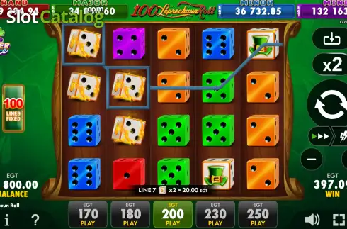 Скрин3. 100 Leprechaun Roll слот