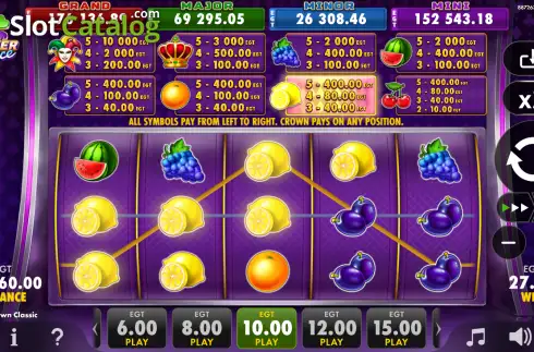 Скрин3. Joker's Crown Classic слот