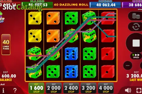 Скрин3. 40 Dazzling Roll слот