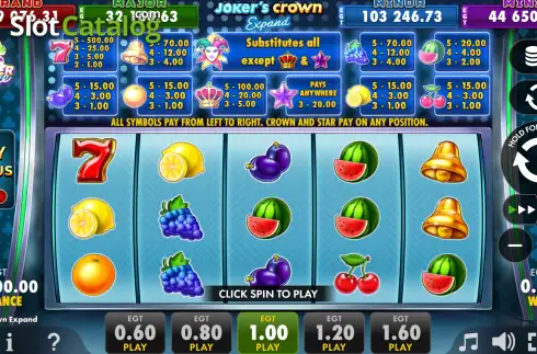 Скрин2. Joker's Crown Expand слот