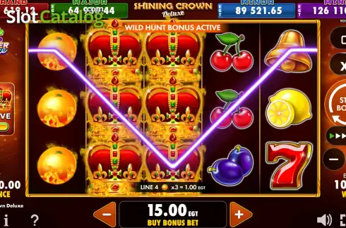 Скрин3. Shining Crown Deluxe слот