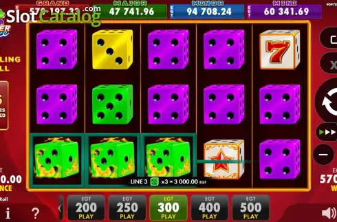 Скрин3. 5 Dazzling Roll слот