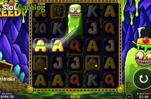 Скрин3. Gems of Greed слот