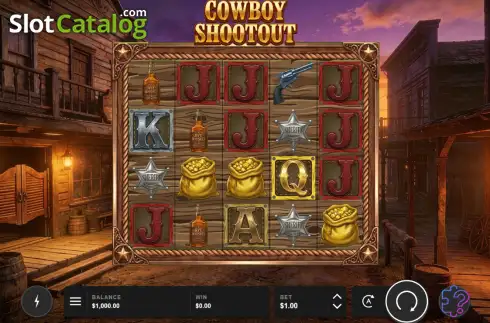 Скрин2. Cowboy Shootout (Enigma Studios) слот