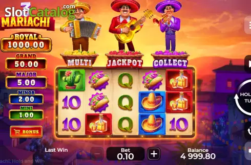 Скрин2. 3 Mariachi: Hold & Win слот