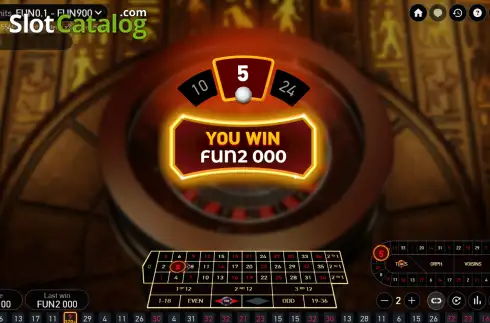Скрин3. Egypt Roulette слот