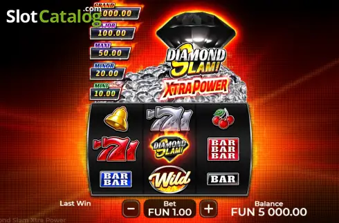 Скрин2. Diamond Slam: Xtra Power слот