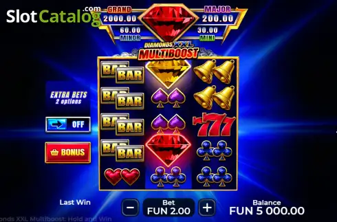 Скрин2. Diamonds XXL Multiboost слот