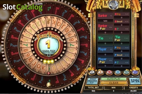 Скрин2. Baccarat Wheel слот