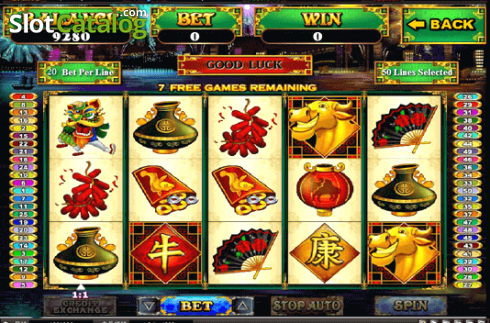 Скрин2. Happy Golden Ox of Happiness слот