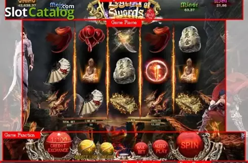 Скрин2. Legend of 7 Swords слот