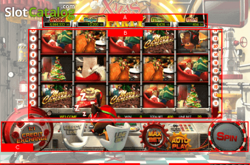 Скрин2. Xmas Party (esball) слот