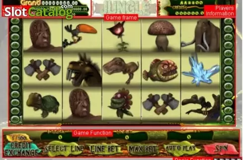 Скрин2. Prehistoric Jungle (esball) слот