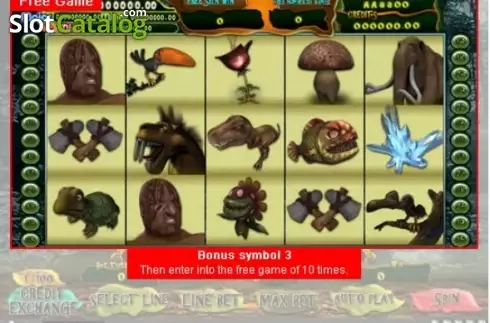 Скрин3. Prehistoric Jungle (esball) слот