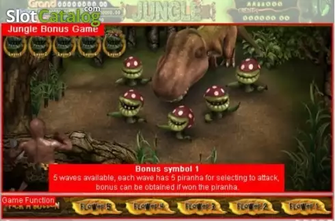 Скрин4. Prehistoric Jungle (esball) слот