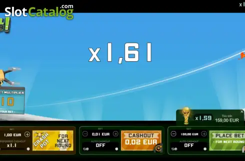 Скрин3. Football Crash слот