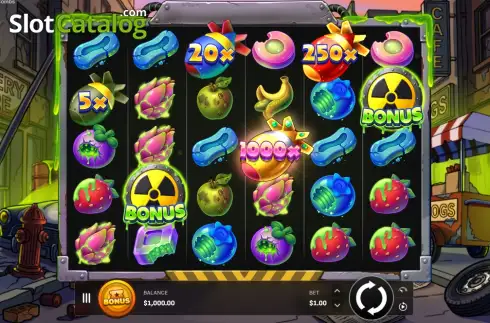 Скрин2. Nuclear Bombs слот