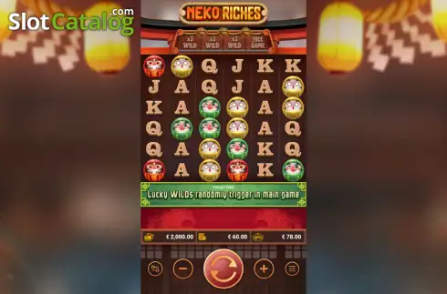 Скрин2. Neko Riches слот