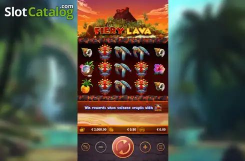 Скрин2. Fiery Lava слот