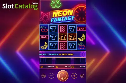Скрин2. Neon Fantasy слот