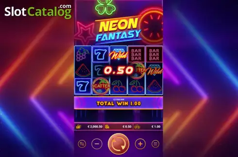 Скрин3. Neon Fantasy слот